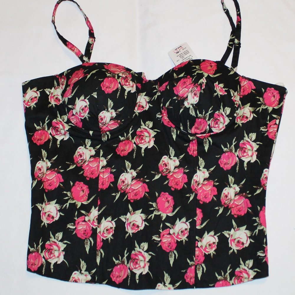 Floral Corset Top
